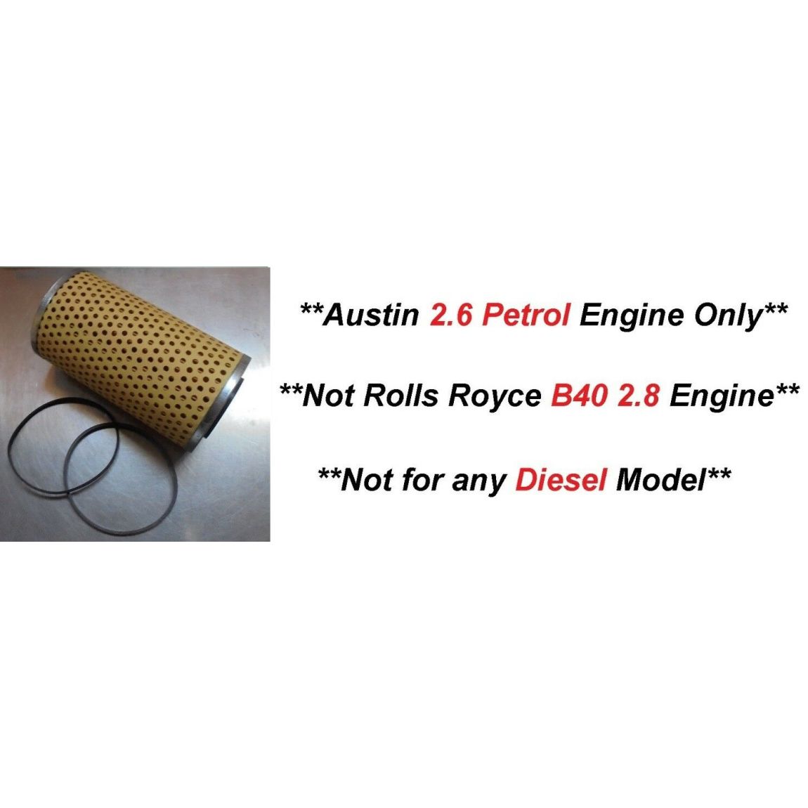 OIL FILTER (Austin Champ) (2.2 Litre Petrol) (1952- 56) 